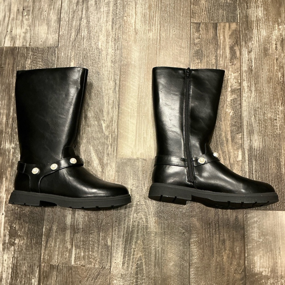 Sonoma Girl’s Black Pearl-Accent Boot for Size 4 - Picture 12 of 16